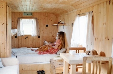 Glamping umava - Maringotka sauna a jezrko