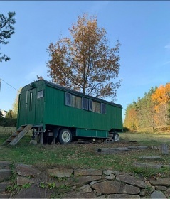 Glamping umava - Maringotka sauna a jezrko