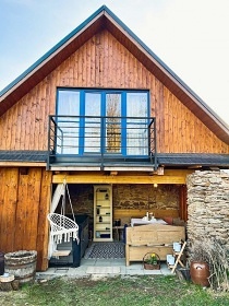 Chalupa rsk vrchy - Jimramov - hrad Pertejn