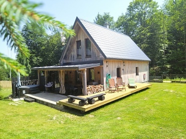 Chata bazén a koupací sud - Čerenka - Beskydy