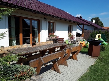 Chaty Úžice u Kutné Hory - sauna a koupací sud
