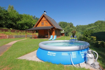 Chata s baz�nem - Geopark �esk� r�j - Novopacko