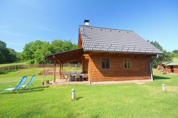 Chata s baz�nem - Geopark �esk� r�j - Novopacko