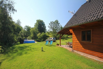 Chata s baz�nem - Geopark �esk� r�j - Novopacko