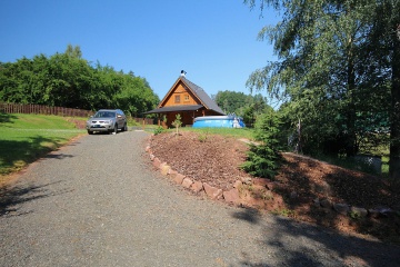 Chata s baz�nem - Geopark �esk� r�j - Novopacko