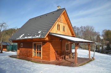 Chata s baz�nem - Geopark �esk� r�j - Novopacko