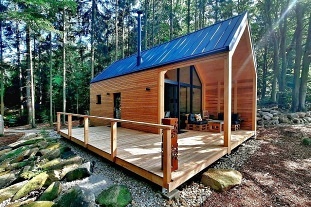 Nový objekt: Chata v lese - Melechov - řeka Sázava - Švihov 9C-139