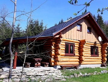 Wellness srub s bazénem - Jeseníky - Holčovice