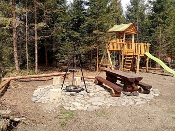 Wellness srub s bazénem - Jeseníky - Holčovice