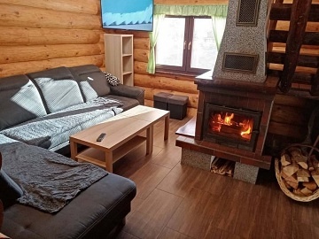 Wellness srub s bazénem - Jeseníky - Holčovice