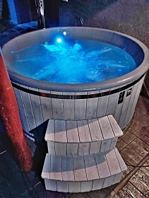 Wellness srub s bazénem - Jeseníky - Holčovice