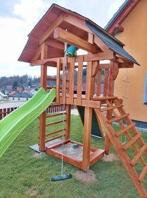 Rodinná chalupa - apartmány - výhled na Lipno