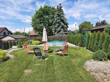 Wellness chalupa s baz�nem - p�ehrada Vranov