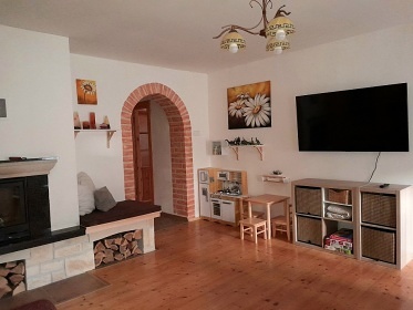 Wellness chalupa s baz�nem - p�ehrada Vranov