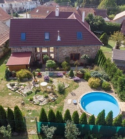 Wellness chalupa s baz�nem - p�ehrada Vranov