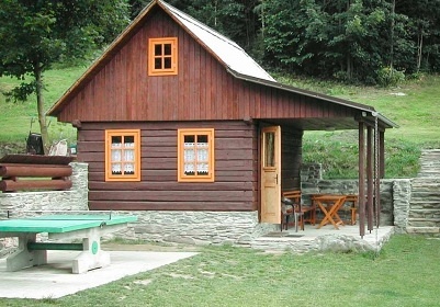 Chalupa u potoka - Jesenick� Roubenka se saunou