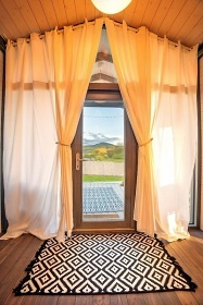 Wellness chata - v�hled do krajiny - Lu�ick� hory