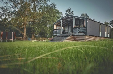 Wellness chata - v�hled do krajiny - Lu�ick� hory