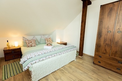 �umavsk� chalupa Plech� - sauna a kachlov� kamna