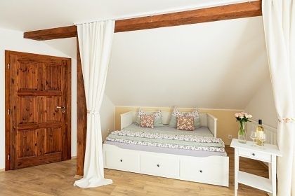 �umavsk� chalupa Plech� - sauna a kachlov� kamna