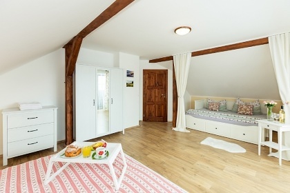 �umavsk� chalupa Plech� - sauna a kachlov� kamna