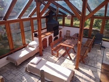 Chalupa baz�n a sauna - Fajnpark Chlumec n. C.