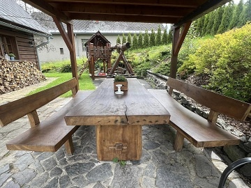 Chalupa s baznem - Orlick hory - Pastviny