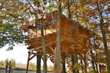 Glamping chata na vod� s wellness - ji�n� �echy