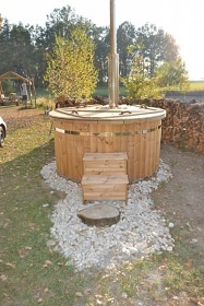 Glamping chata na vod� s wellness - ji�n� �echy