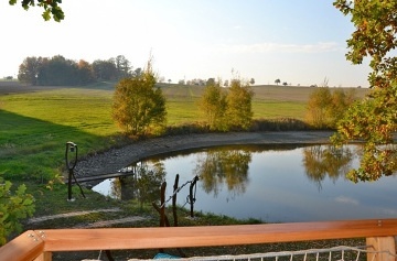 Glamping chata na vod� s wellness - ji�n� �echy