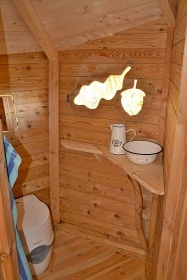 Glamping chata na vod� s wellness - ji�n� �echy