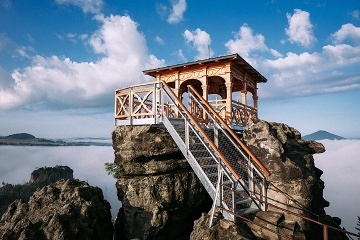 Glamping na samot u rybnka - esk vcarsko