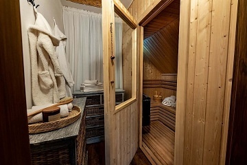 Stylov� chalupa s baz�nem a wellness - Vyso�ina