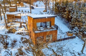 Chata s wellness - výhled na Sázavu - Vysočina