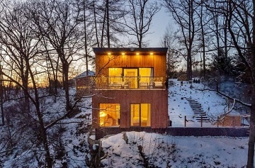 Chata s wellness - výhled na Sázavu - Vysočina