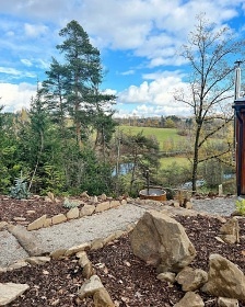 Chata s wellness - výhled na Sázavu - Vysočina