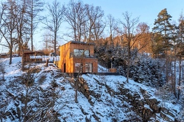 Chata s wellness - výhled na Sázavu - Vysočina