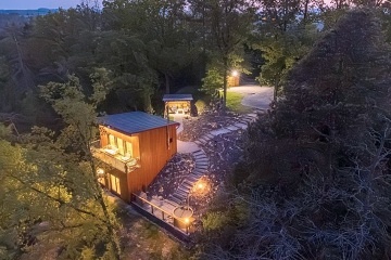 Chata s wellness - výhled na Sázavu - Vysočina