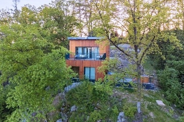 Chata s wellness - výhled na Sázavu - Vysočina