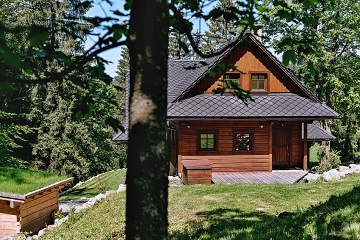 Dvě Roubenky se saunou - Beskydy - Karlovice