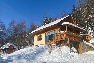 Rodinn� chata se saunou - Kru�n� hory - Bo�� Dar
