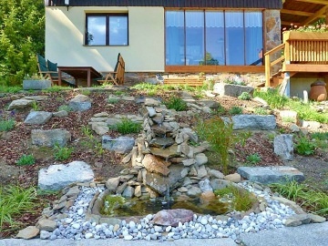 Rodinn� chata se saunou - Kru�n� hory - Bo�� Dar