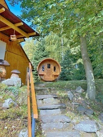 Rodinn� chata se saunou - Kru�n� hory - Bo�� Dar