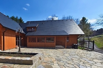Luxusní Roubenka - vnitřní bazén - Domašov