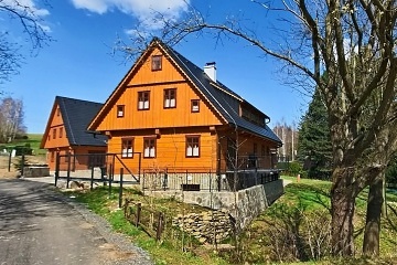 Luxusní Roubenka - vnitřní bazén - Domašov