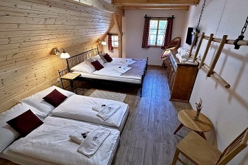 Luxusní Roubenka - vnitřní bazén - Domašov