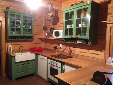 Polorouben� chalupa s baz�nem - Orlick� hory