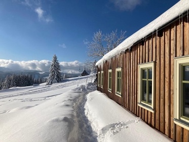 Chalupa se saunou - P�nkav�� vrch - Krkono�e