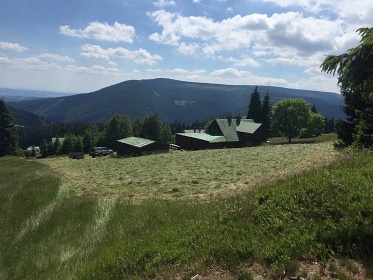 Chalupa se saunou - P�nkav�� vrch - Krkono�e