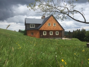 Chalupa se saunou - P�nkav�� vrch - Krkono�e